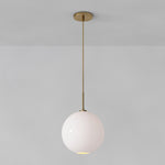 Load image into Gallery viewer, Selvion Sculptural Globe Pendant Light - Modern Glass Pendant Lamp - Sleek Design
