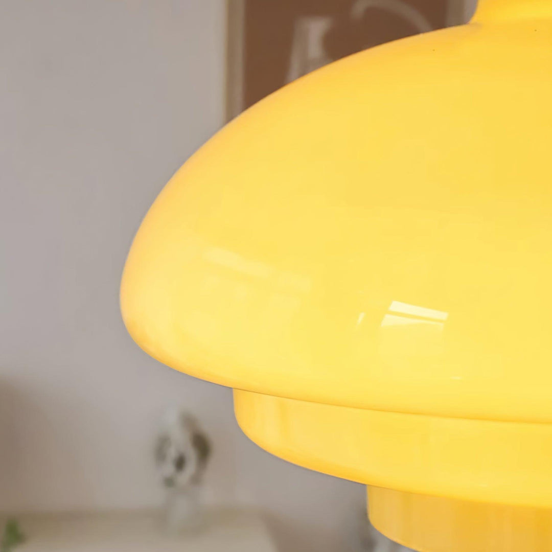 Lampe suspendue décorative HaloVita – Suspension minimaliste en métal et verre pour espaces de vie