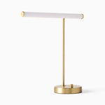 Load image into Gallery viewer, Voro Modern LED USB Table Lamp - Sleek Metal Desk &amp; Bedside Lighting
