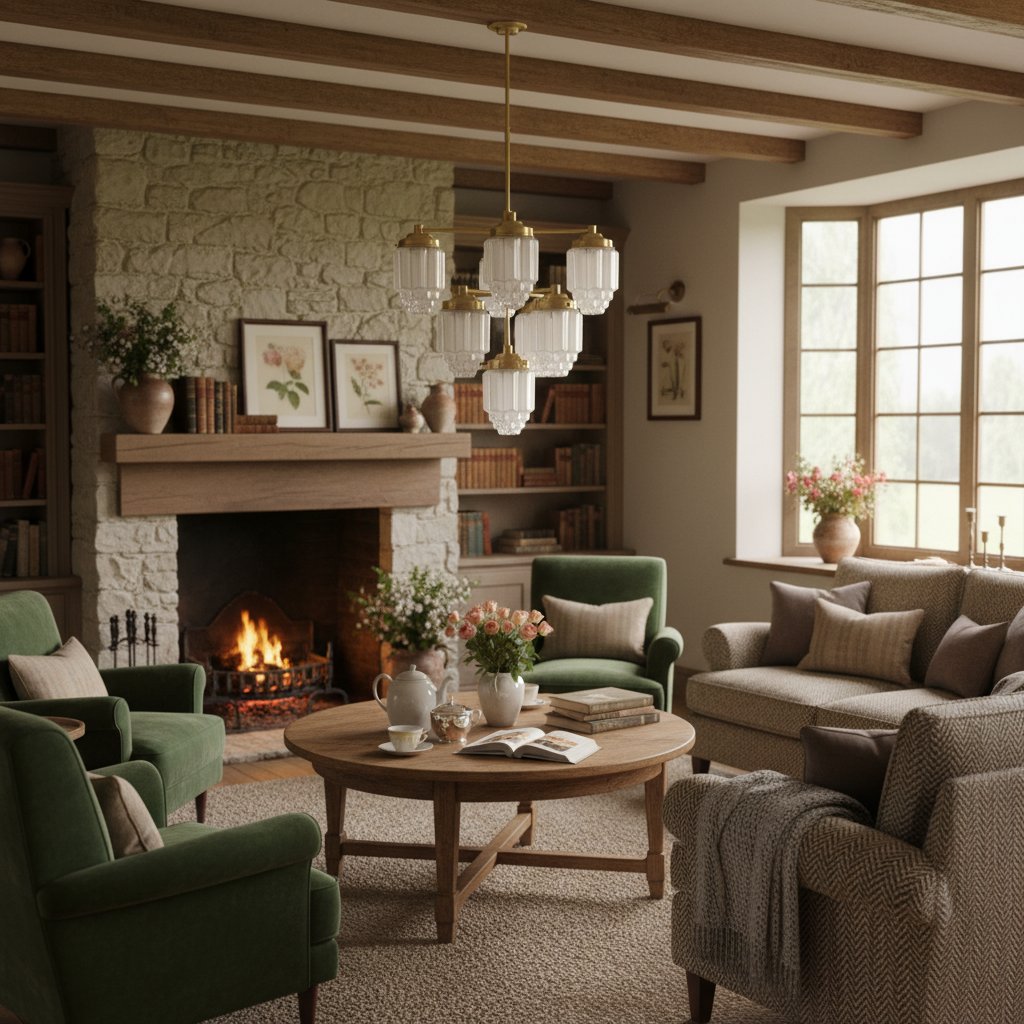 Tierlux Glass Multi-Tiered Glass Modern Pendant for Living & Dining