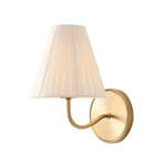Load image into Gallery viewer, Fibura Sleek Metal Linen Shade Wall Light - Wall-Mounted Art

