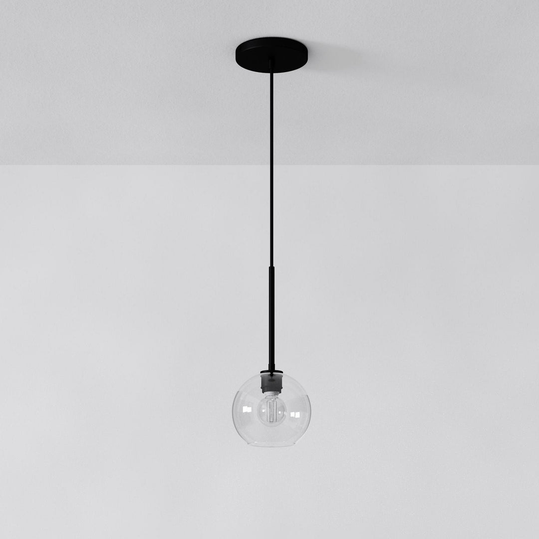 Selvion Sculptural Globe Pendant Light - Modern Glass Pendant Lamp - Sleek Design