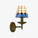 Carica l'immagine nella visualizzazione Galleria, TF Tivanny Vintage Retro Stained Glass Wall Lamp for Bedrooms and Entryways
