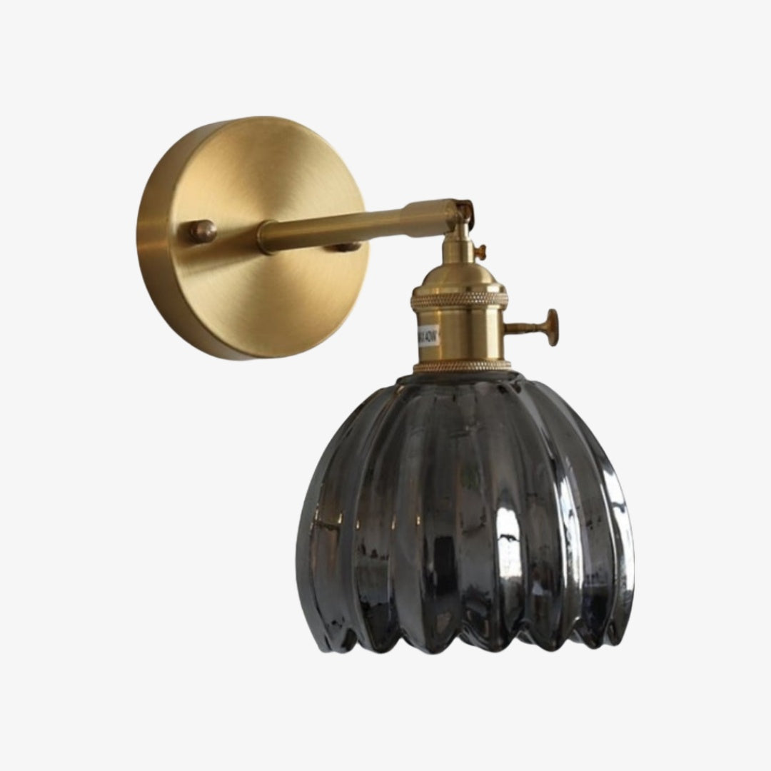 Blossix Bloemen Tulpen Wandkandelaar – Moderne Wandlamp Metalen Voet voor Interieurverlichting N64