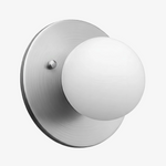 Load image into Gallery viewer, Glorica Glass Brass Wall Sconce - Frosted Globe Classic Light For Warm Ambiance
