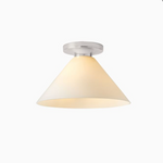 Load image into Gallery viewer, Conica Cone Flush Mount – Glass Ceiling Light for Modern Spaces
