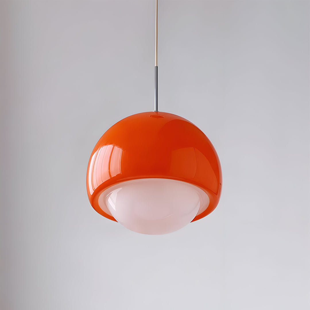 Nordic Lipko Pendant Light – Compact Frosted Globe Hanging Lamp for Apartments and Cozy Nooks