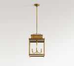 Load image into Gallery viewer, Yolvira Modern Outdoor Lantern Pendant - Metal Hanging Light for Exteriors
