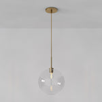 Load image into Gallery viewer, Selvion Sculptural Globe Pendant Light - Modern Glass Pendant Lamp - Sleek Design
