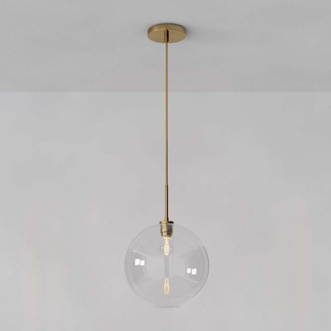 Selvion Sculptural Globe Pendant Light - Modern Glass Pendant Lamp - Sleek Design