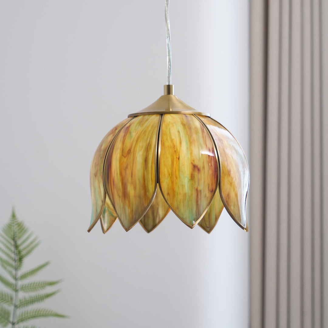 Retro Lotus Pendelleuchte