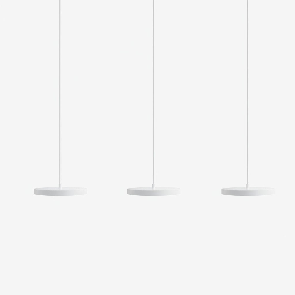 Evanos Disc Design Pendant Light – Sculptural Iron Disc Style for Modern Dining Room