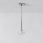 Load image into Gallery viewer, Selvion Sculptural Globe Pendant Light - Modern Glass Pendant Lamp - Sleek Design
