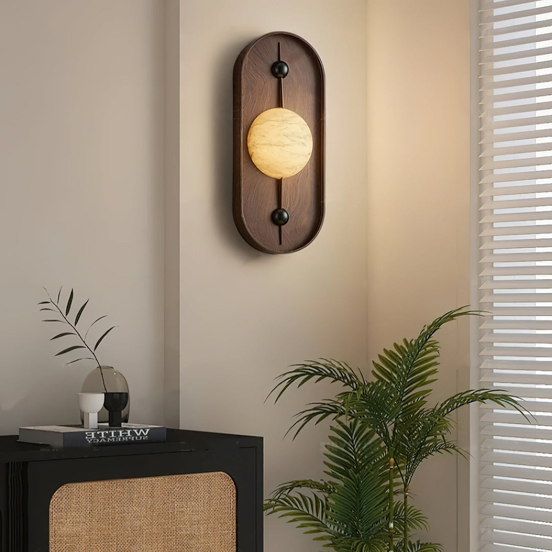 Applique murale Bezel en albâtre