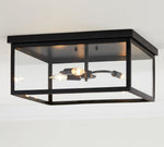 Load image into Gallery viewer, Ferrix Minimalistisch Iron Flush Mount Ceiling Light - Modern Outdoor Glass Ceiling Lamp
