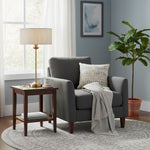 Afbeelding laden in galerijweergave, Tela 1‑licht en 3‑licht tafellamp – modern linnen en metaal voor nachtkastje of woonkamer