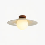 Load image into Gallery viewer, Covinare Retro Iron Ceiling Lamp – Adjustable Tri-Color Flush Mount Light for Bedroom and Hallway