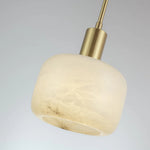 Load image into Gallery viewer, Velia Acorn Alabaster Minimalist Pendant Light