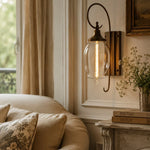Cargar imagen en el visor de la Galería, Warm living room installation beside curtains and framed art