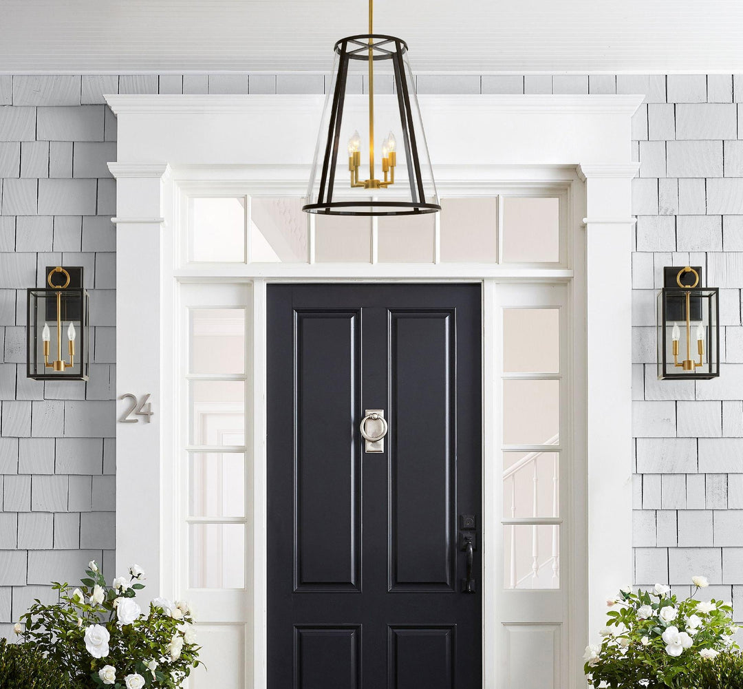 Ferrix Industrial Iron Outdoor Wall Lamp - Lighting Stylish Exterior Glass Lighting