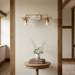 Load image into Gallery viewer, Artivo Layered Brass Vanity Light - Modern Sleek Style Home Bath Accent
