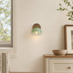 Bild in die Galerieansicht laden, Auruca Globe Wall Light Bellflower Inspired Shape - Minimalist Metal Glass Sconce for Living Room
