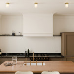 Load image into Gallery viewer, Rivora Fluted Glass Flush Mount – Ribbed Durable Ceiling Light
