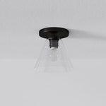 Load image into Gallery viewer, Conica Cone Flush Mount – Glass Ceiling Light for Modern Spaces
