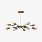Load image into Gallery viewer, Mobilux Line Modern Chandelier - Mid Century Ceiling Light Fixture
