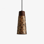 Cargar imagen en el visor de la Galería, Style D cylinder hammered copper pendant light