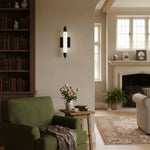 Load image into Gallery viewer, Ornato Luxe Modern Vanity Sconce - Art Deco Wall Light with Cylinder Shade
