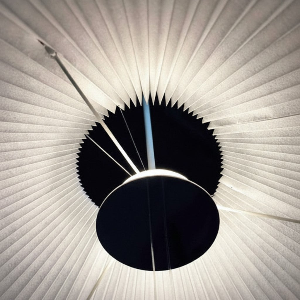 Vellmuse Vintage Interactieve Paraplu Hanglamp - Verstelbare Lampenkap Licht voor Elke Ruimte N25