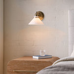 Load image into Gallery viewer, Aurenza Sconce – Farmhouse Wall Light with Metal Accents for Cozy Spaces
