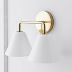 Load image into Gallery viewer, Conica Cone Wall Sconce - 1, 2, 3-Light Modern Glass Lighting
