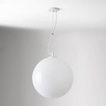 Load image into Gallery viewer, Lumivelle Minimalist Glass Pendant – Adjustable Height Dimmable Design
