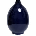 Afbeelding laden in galerijweergave, Glossy blue ceramic lamp base detail