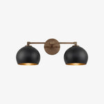 Bild in die Galerieansicht laden, Auruca Globe Wall Light Bellflower Inspired Shape - Minimalist Metal Glass Sconce for Living Room