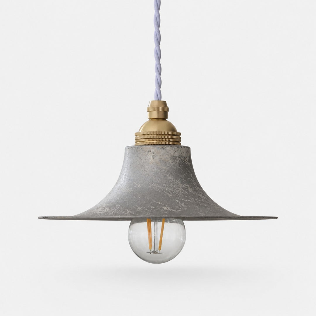 Lampada a sospensione nordica rustica fatta a mano con effetto arrugginito