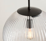 Load image into Gallery viewer, Bravira Ribbed Glass Pendant Light - Elegant Kitchen Island Lamp
