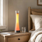 Cargar imagen en el visor de la Galería, Sunset gradient table lamp beside a bed