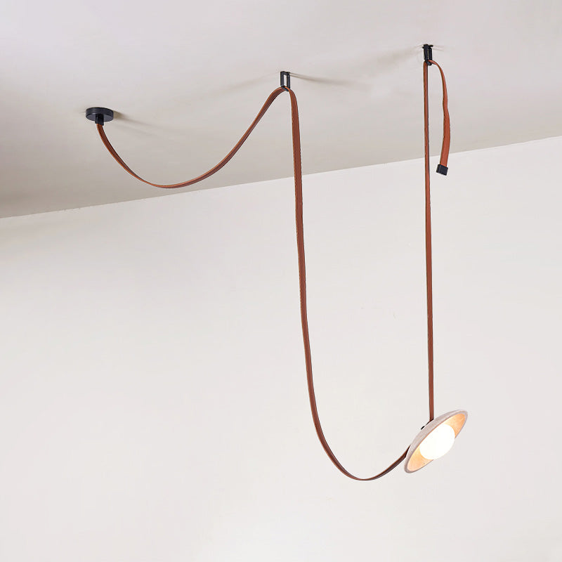 Light Rail Leder Pendelleuchte