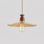 Load image into Gallery viewer, Brass Crest Pendant Light