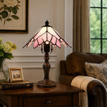 Cargar imagen en el visor de la Galería, Vintage Tiffany Stained Glass Table Lamp
