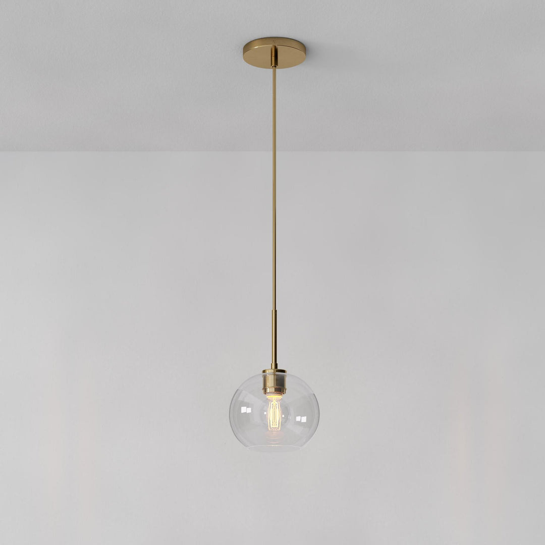 Selvion Sculptural Globe Pendant Light - Modern Glass Pendant Lamp - Sleek Design