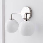 Load image into Gallery viewer, Selvion Artistic Globe Sconce Light - Handcrafted Glass Sculptural Wall Fixture
