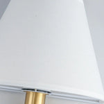 Charger l'image dans la visionneuse de la galerie, White fabric lampshade texture and trim