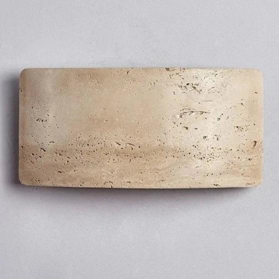 Luz de Pared Exterior Moderna de Travertino IP65 Impermeable