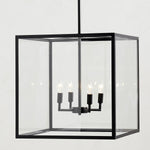Load image into Gallery viewer, Ferrix Modern Outdoor Lantern Iron Pendant Lamp - Industial Glass Lighting Design
