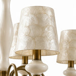 Carica l'immagine nella visualizzazione Galleria, Shellure Retro Shell Texture Chandelier - Sculptural Coastal Home Lighting Fixture