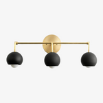 Load image into Gallery viewer, Metio Dome Decorative Vanity Light - Classic Orb Shade Bathroom Wall Lamp
